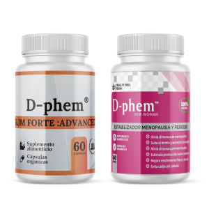 Slim Forte + Estabilizador de Menopausia D-phem