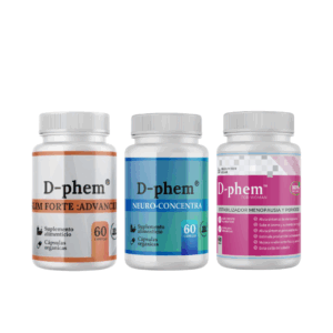 Estabilizador de Menopausia + Neuroconcentra + Slim Forte D-phem