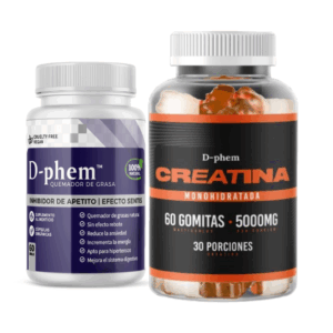 Creatina gomitas + Inhibidor de Apetito D-phem